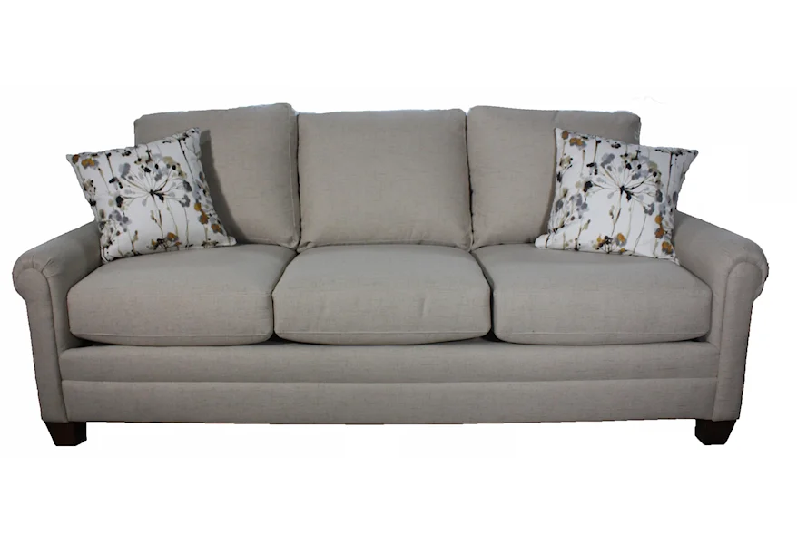 Carolina 3 Cushion Sofa by Bassett at Esprit Decor Home Furnishings